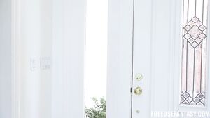 Two redheads used as workout equipment