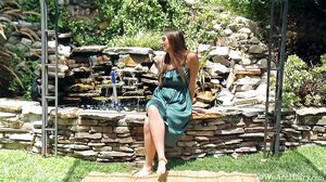 WeAreHairy - Lindsay - Masturbation Outdoors Pee