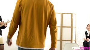 Blondie Fesser Work Group Coach Black Cock Party for Spanish Busty Bondie Fesser