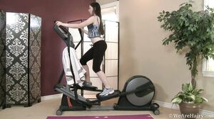 WeAreHairy - Taliah Mac - Exercise Pussy