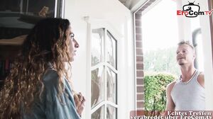 german skinny milf seduced postman