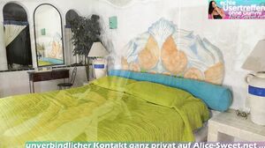 German skinny milf make holiday fuck with facial cum