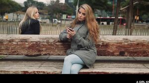 Sicilia, Sofi Goldfinger - Glamorous Hungarian and Russian babes enjoy an erotic lesbian fuck