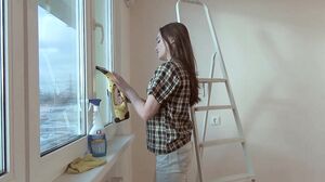 WeAreHairy - Rene - Brown Shirt Denim Shorts