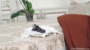 WeAreHairy - Ole Nina - White Top Brown Dress