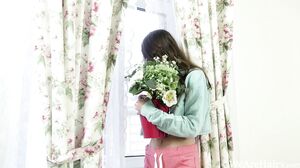 WeAreHairy - Melani Bree - Green Top Pink Shorts