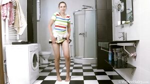 WeAreHairy - Alice L - Shower Masturbation