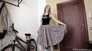WeAreHairy - Amanda S - Black Blouse Pink Skirt