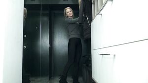 WeAreHairy - Ayda - Grey Blouse Black Pants