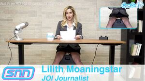 Camsoda - JOI reporter Lilith Moaningstar masturbating