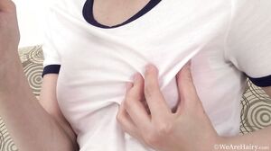 WeAreHairy - Baibira - Denim Shorts White Top