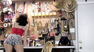 WeAreHairy - Barb - Red Tank Zebra Shorts