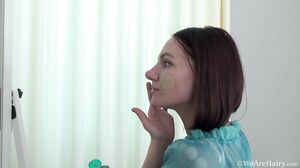 WeAreHairy - Berry - Blue Blouse White Mirror