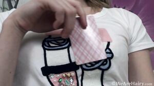 WeAreHairy - Candy Bloom - White Top Blue Shortss