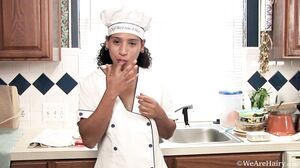 WeAreHairy - Divine - Green Bikini Chef Hat