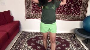 WeAreHairy - Divine - Green Shorts Red Rope