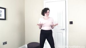 WeAreHairy - Romy - Purple Top Black Tights