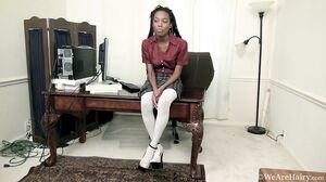 WeAreHairy - Saf - Red Blouse Plaid Skirt