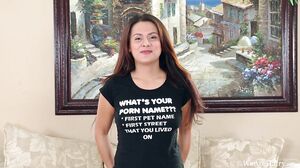 WeAreHairy - Selma Sins - Black Shirt Zebra Pants