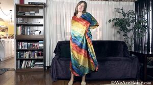 WeAreHairy - Valentine - Rainbow Dress Black Bra