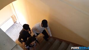 Horny Policewoman Kiara Gold Triple Penetrated in House