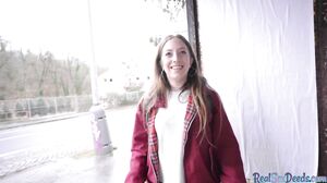 Pickedup euro babe fucked outdoors in erotic couple