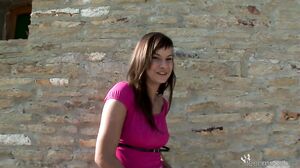 Teenmodels - Blue Angel Uses Flashlight - Abbie Cat