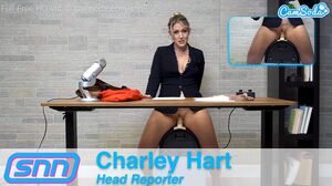 Camsoda - High heel reporter masturbates with sybian