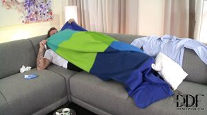 Barely legal teen Vanda Lust licks Gina while dude boffs her tight asshole GP988