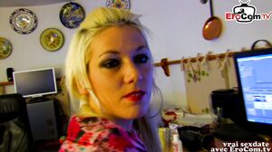 petite french blonde bitch at outdoor amateur anal sex