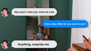 Sending nude photo to bff by mistake!