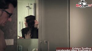 german brunette skinny teen girlfriend have romantic se