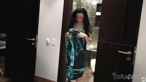 Samanta Huge Tits Voyeur Style Video and Couch Dildo Ma