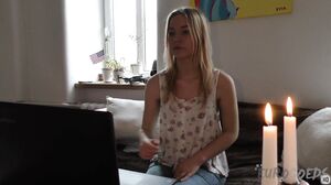 Petite 19yo Sarah Doing a Webcam Show from My Apartment