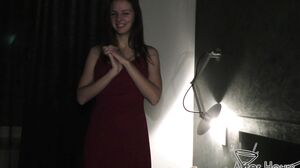 21yo Rebeka Still a Virgin Late Night Huge Black Dildo