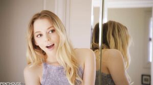 Cute blonde teen fucks her boss