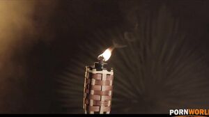 Inna Innaki & Her Three Girlfriends GangBang at Full Moon Ritual