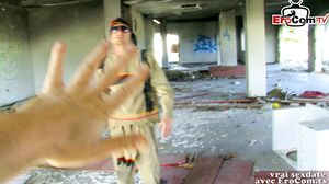 CHUBBY FRENCH TEEN WITH BIG ASS MAKE AMATEUR OUTDOOR SE