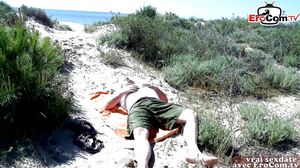 French teen next door try porn in forest