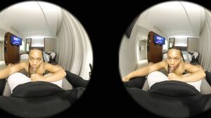 Ebony Vr Swallow That Cum!