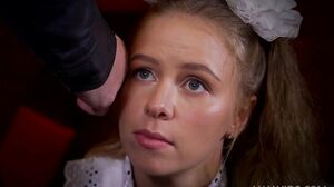 BDSM with cute schoolgirl Ella Elastic