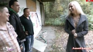 Anni-Angel - Von drei fremden im Wald gefickt