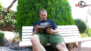 French skinny milf threesome ffm outdoor with small tit