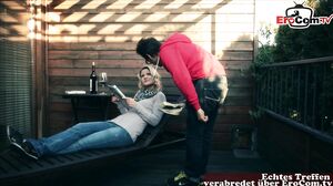 German blonde milf try anal Sex first time