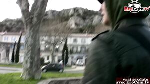 French blonde skinny mom try homemade anal