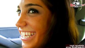 French amateur milf bitch make outdoor sex in forest