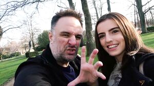 Heavy On Hottie- C E L Hook Upswith Brunette Cutie Peti