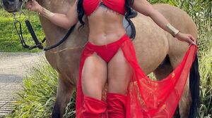 Little young girl destroyed for christmas DAP DP 4one1