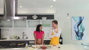 CUM KITCHEN Young Teen Violet Starr Fucks In The Kitche