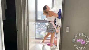 Aubrey Black - Is he Porn Worthy. Pornstar Mom Test Fucks Sons best Friend Jaxson Wolfe